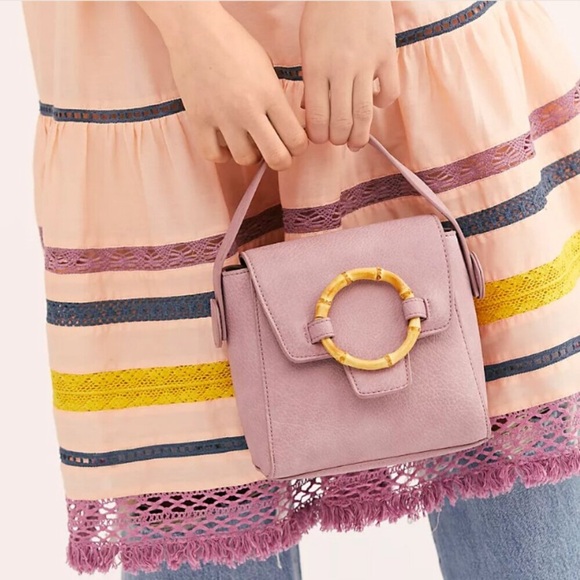 Free People Handbags - Free People! Carrie Circle Crossbody Leather Bag In Lavender/Lilac NWOT!